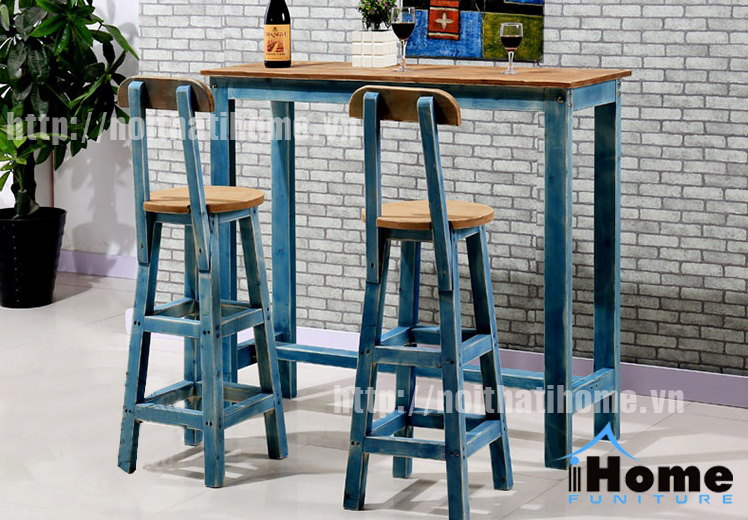 bàn ghế cà phê bar